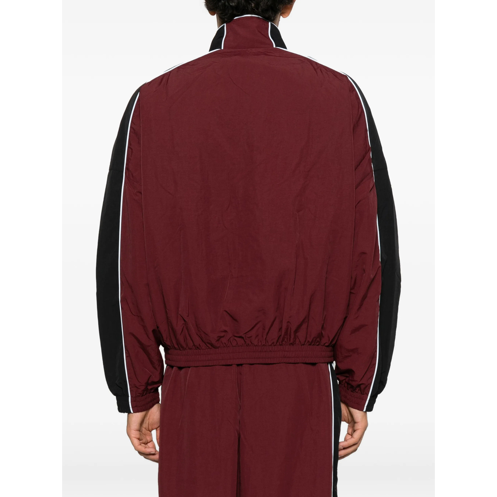 Bad Boy Chevron-Panelled Logo-Embroidered Jacket