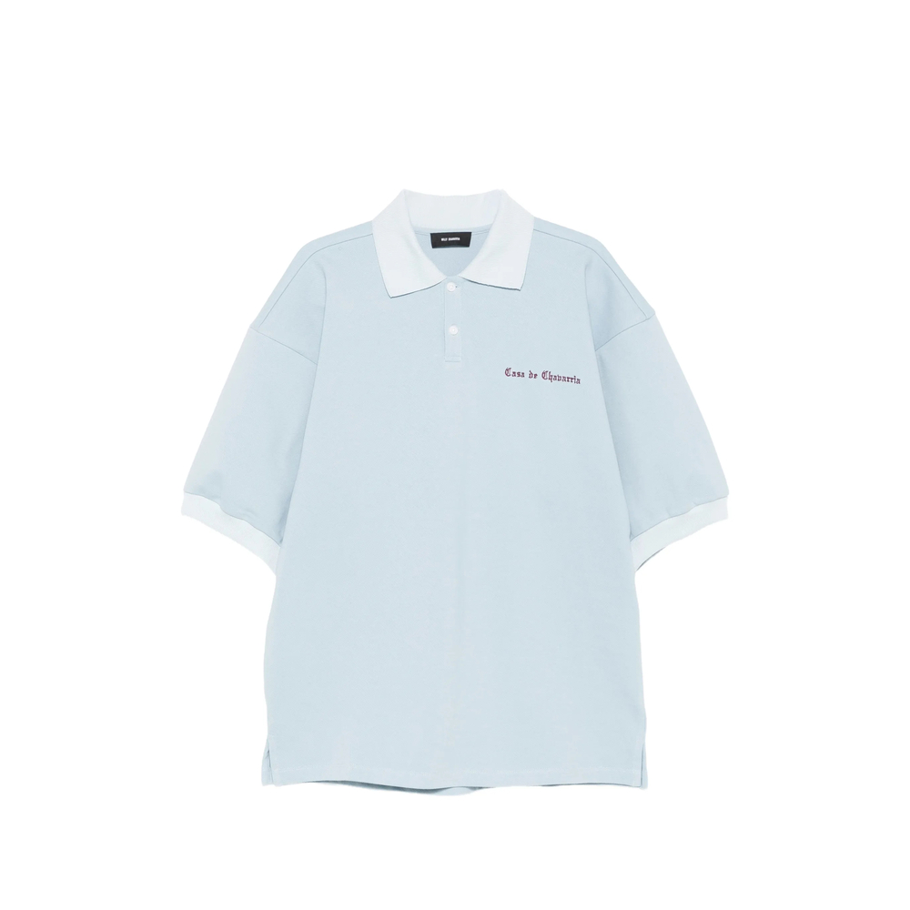Logo-Embroidered Oversized Polo Shirt