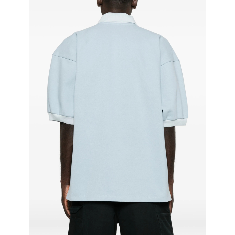 Logo-Embroidered Oversized Polo Shirt