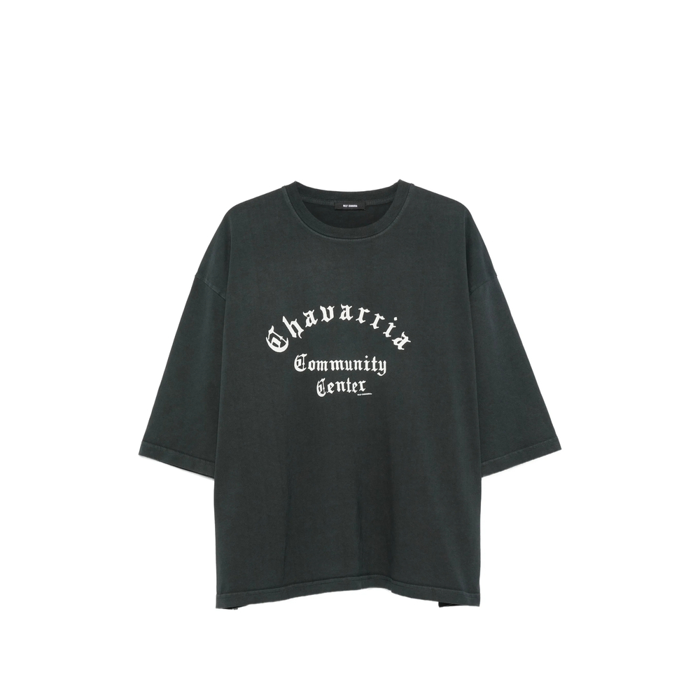 Willy Chavarria Community Center Buffalo Graphic-print Drop-shoulder T-shirt