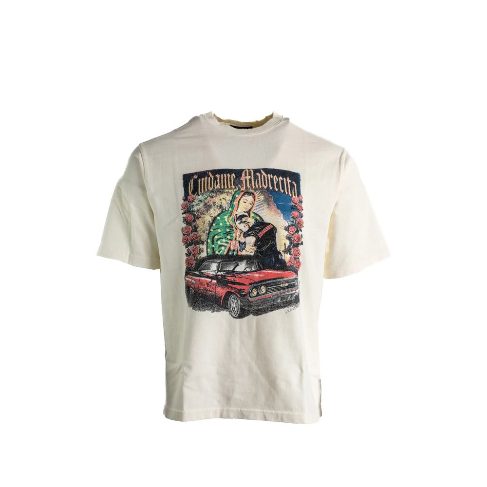 Willy Chavarria Graphic-print Distressed T-shirt