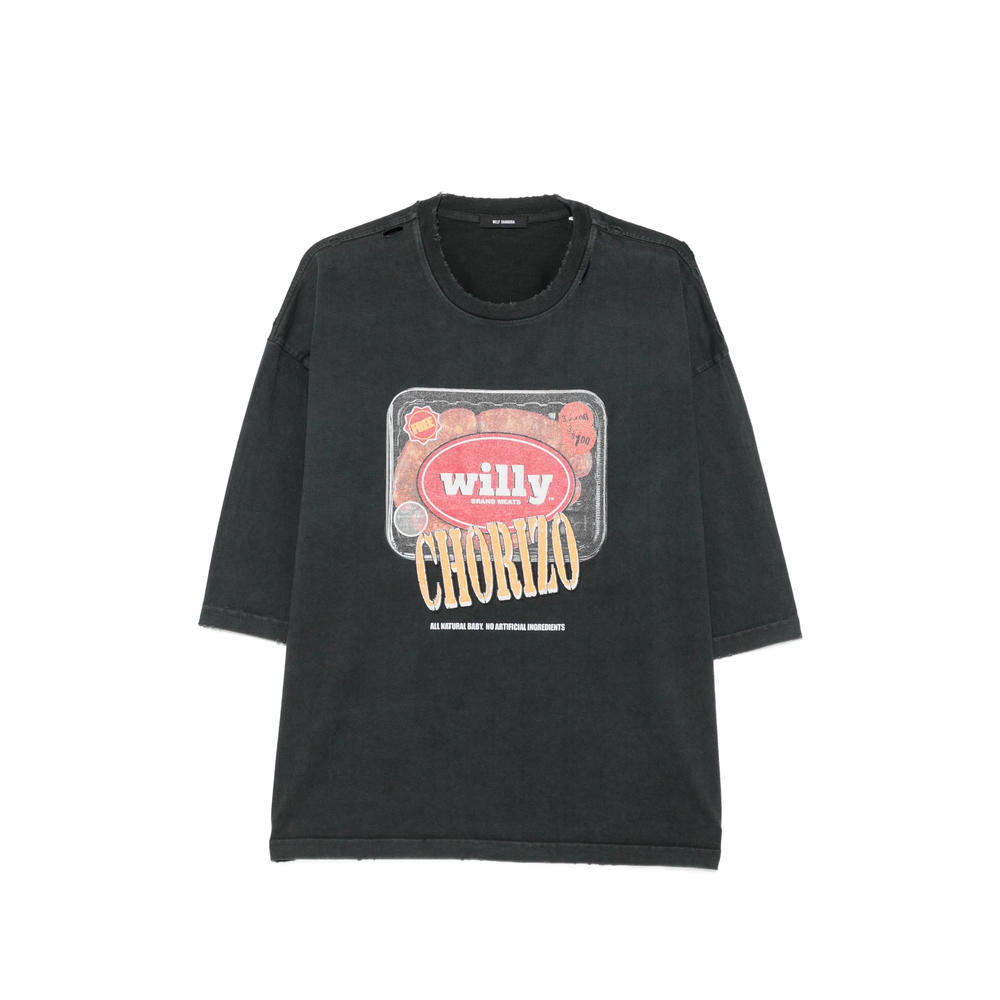 Willy Chavarria Especial Chorizo Buffalo Graphic-print Distressed T-shirt