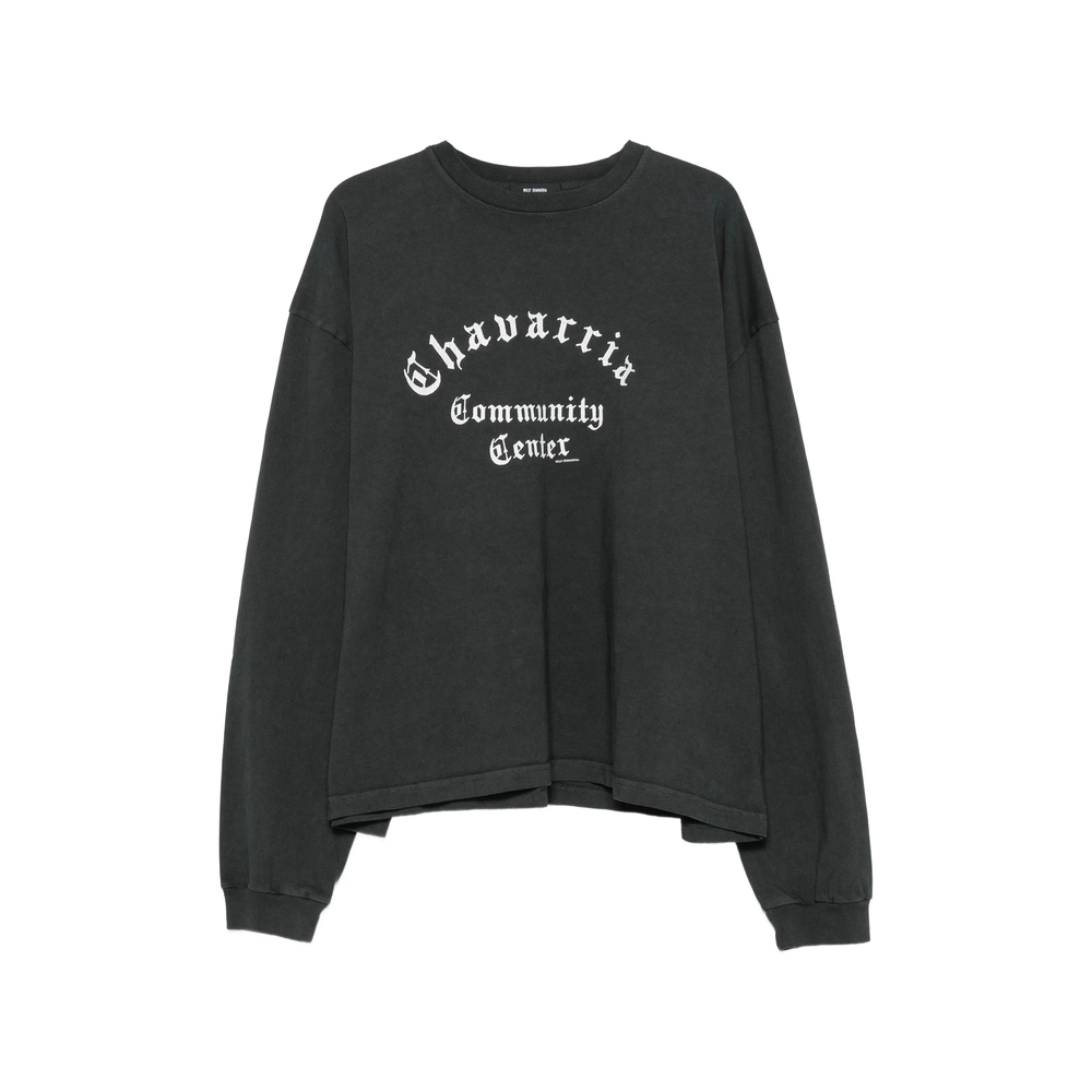 Willy Chavarria Community Center Buffalo Faded Long-sleeve T-shirt