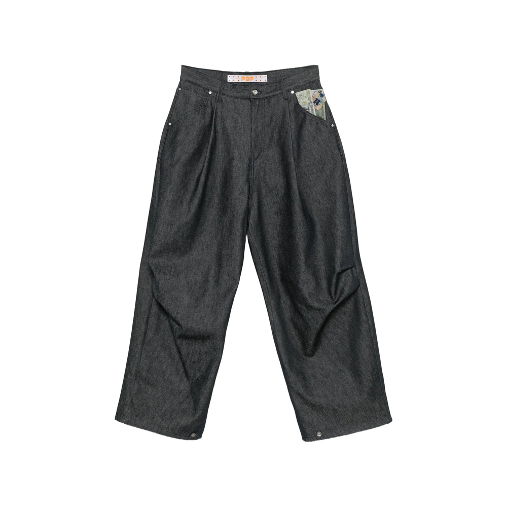 Pdf Pleated Wide-leg Jeans
