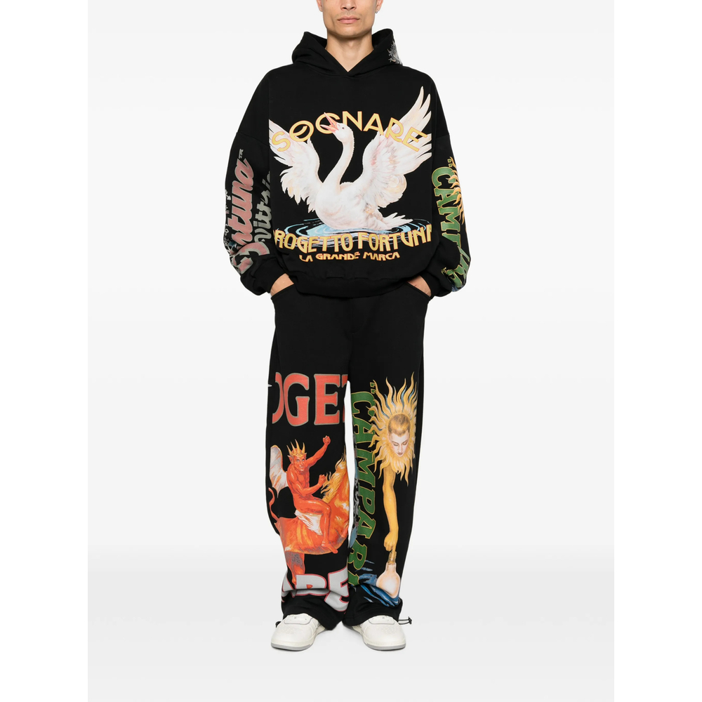 Graphic-Print Track Pants