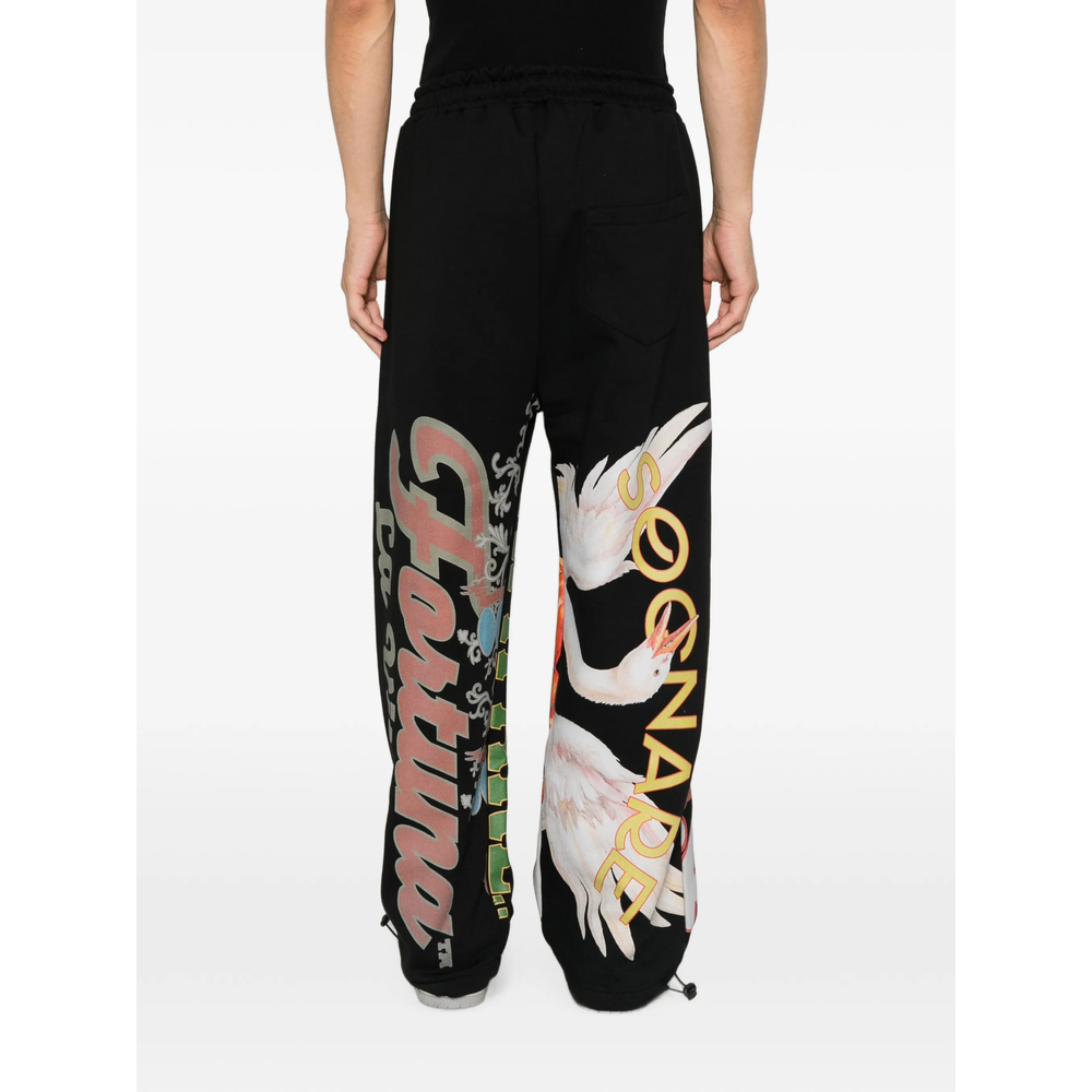Graphic-Print Track Pants
