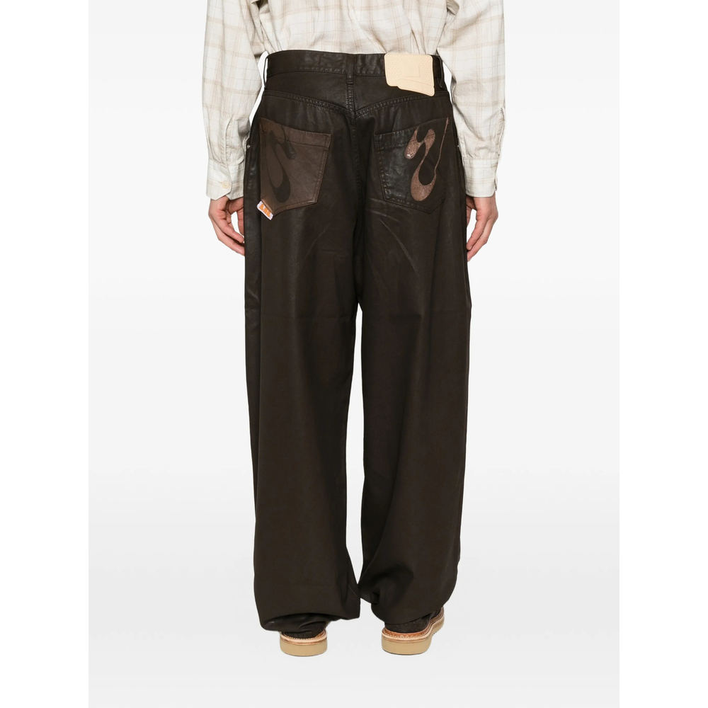 Mpc Logo-Print Wide-Leg Jeans