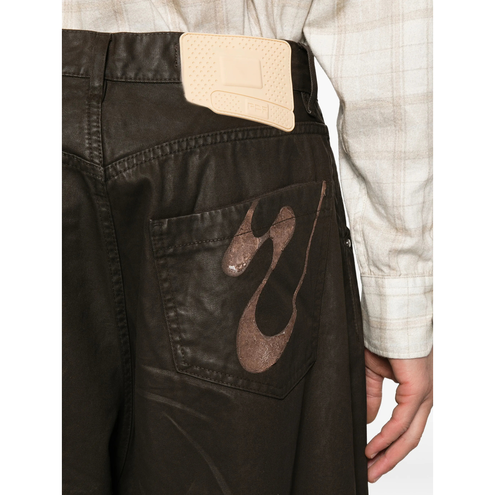 Mpc Logo-Print Wide-Leg Jeans