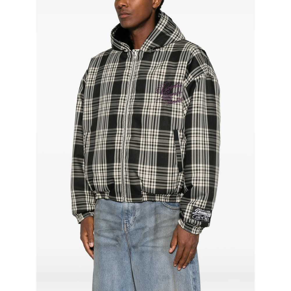 Jo Plaid-Pattern Jacket