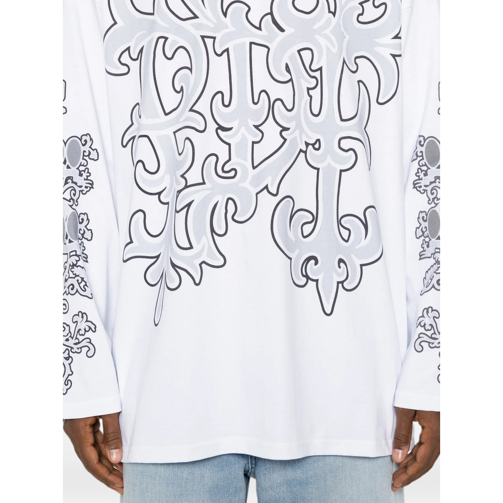 Graphic-Print Long-Sleeve T-Shirt