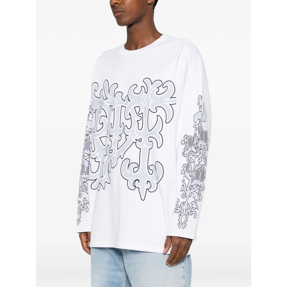 Graphic-Print Long-Sleeve T-Shirt