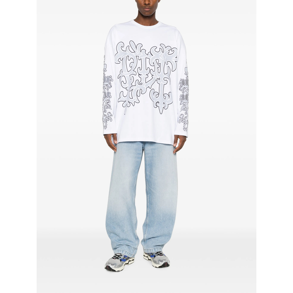 Graphic-Print Long-Sleeve T-Shirt