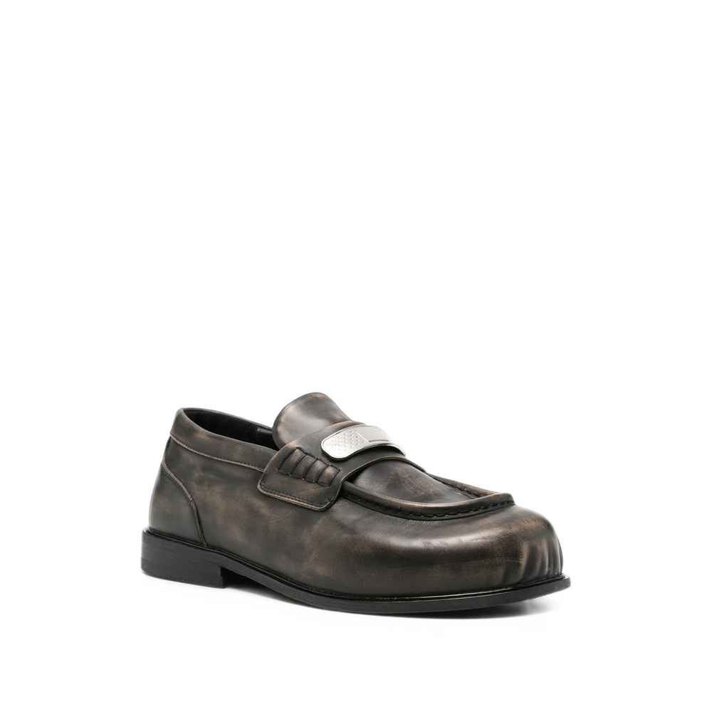 Logo-Plaque Loafers