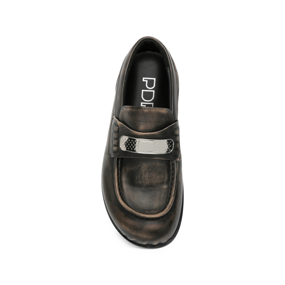 Logo-Plaque Loafers