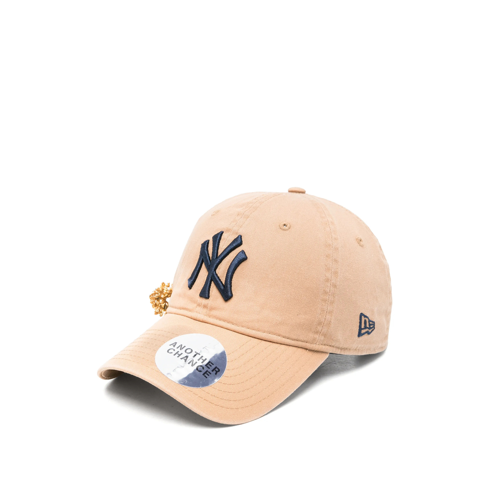 Another Chance Logo-embroidered Barrette-detail Cap