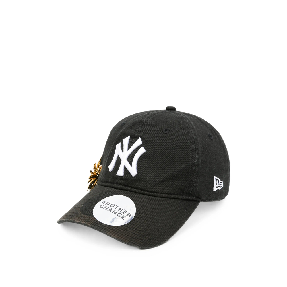 Another Chance Embellished Logo-embroidered Baseball Cap