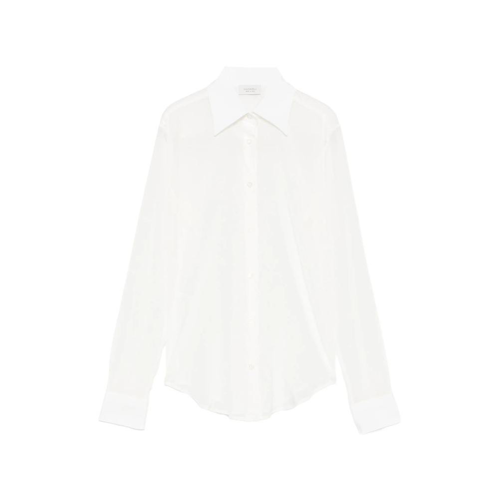 Camiceria Mazzarelli Gea Curved-hem Shirt