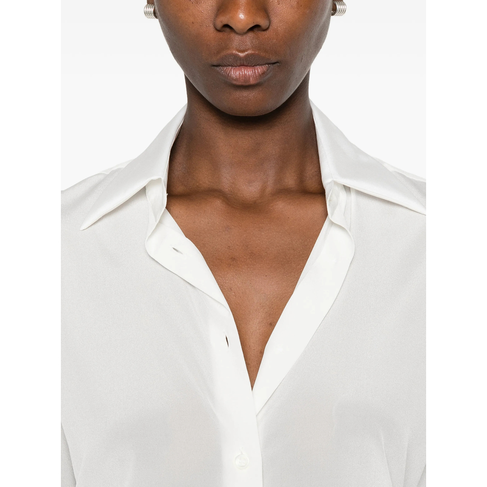 Gea Curved-Hem Shirt