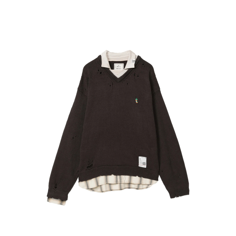 Triple Layered Collared Sweater