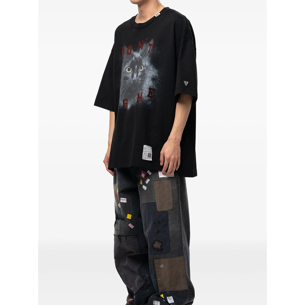 Cat-Printed T-Shirt