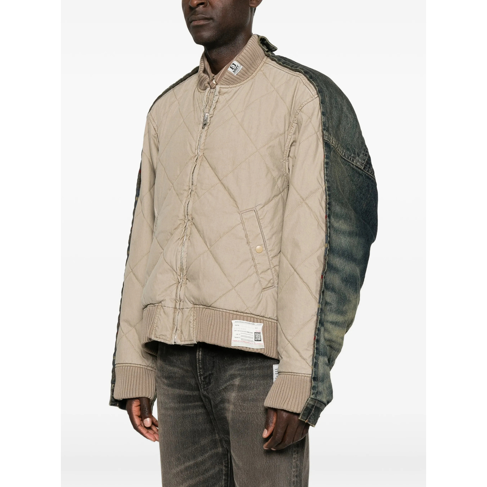 Combined Quilt Denim Jacket