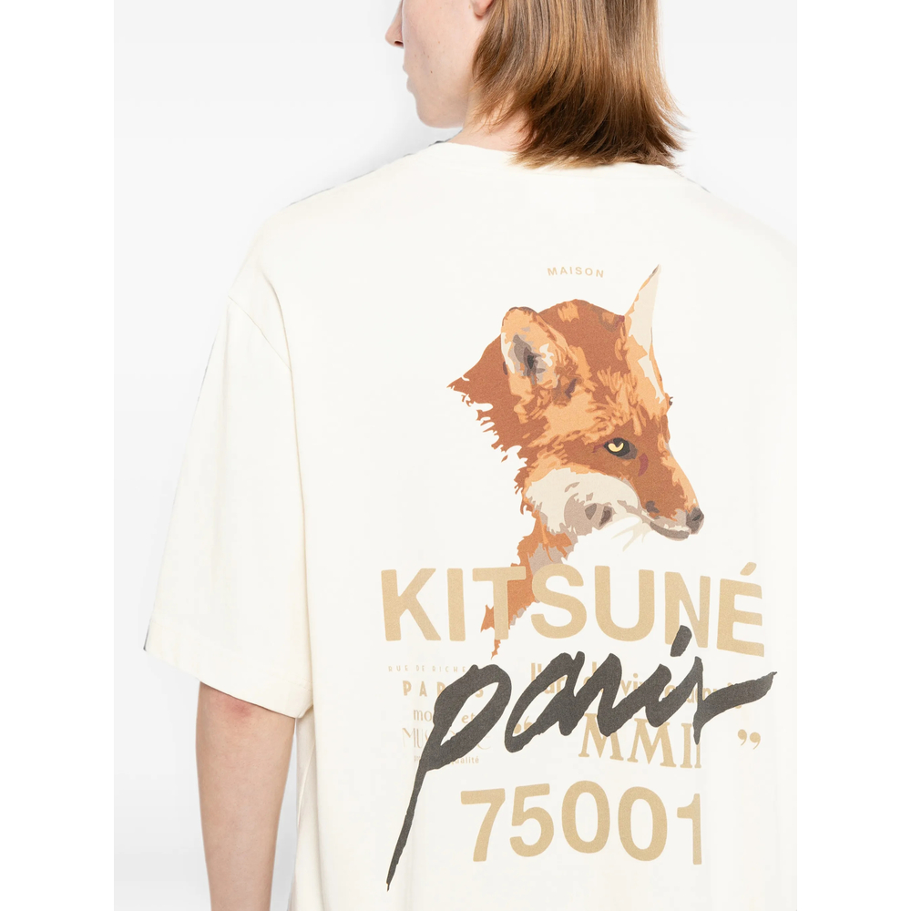 Maison Kitsuné Logo-Print T-Shirt