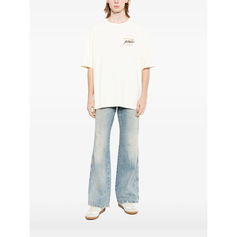 Maison Kitsuné Logo-Print T-Shirt