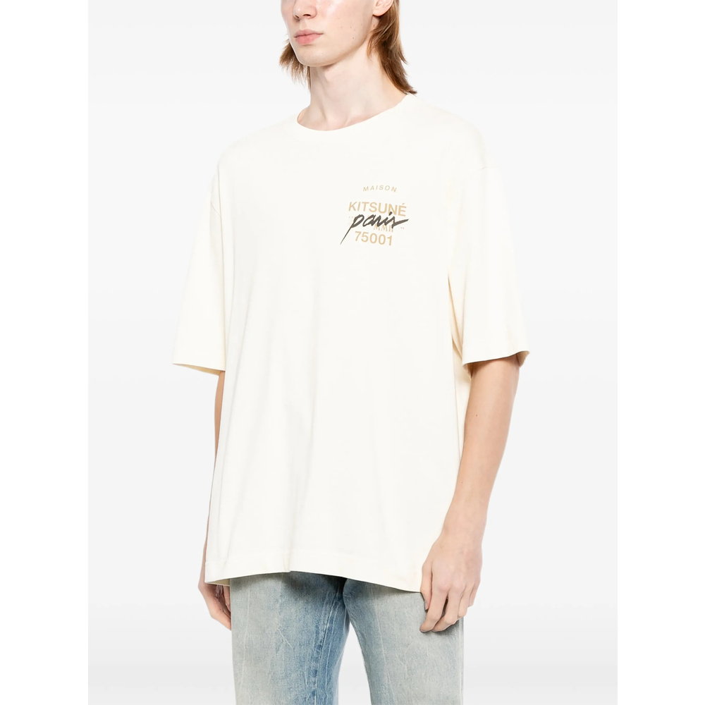 Maison Kitsuné Logo-Print T-Shirt
