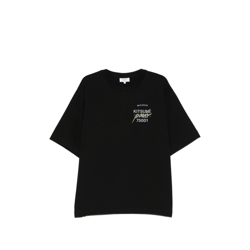 Maison Kitsuné Logo-print Fox-motif T-shirt