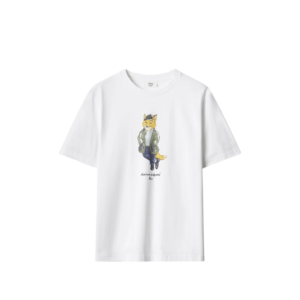 Maison Kitsuné Fox-print T-shirt