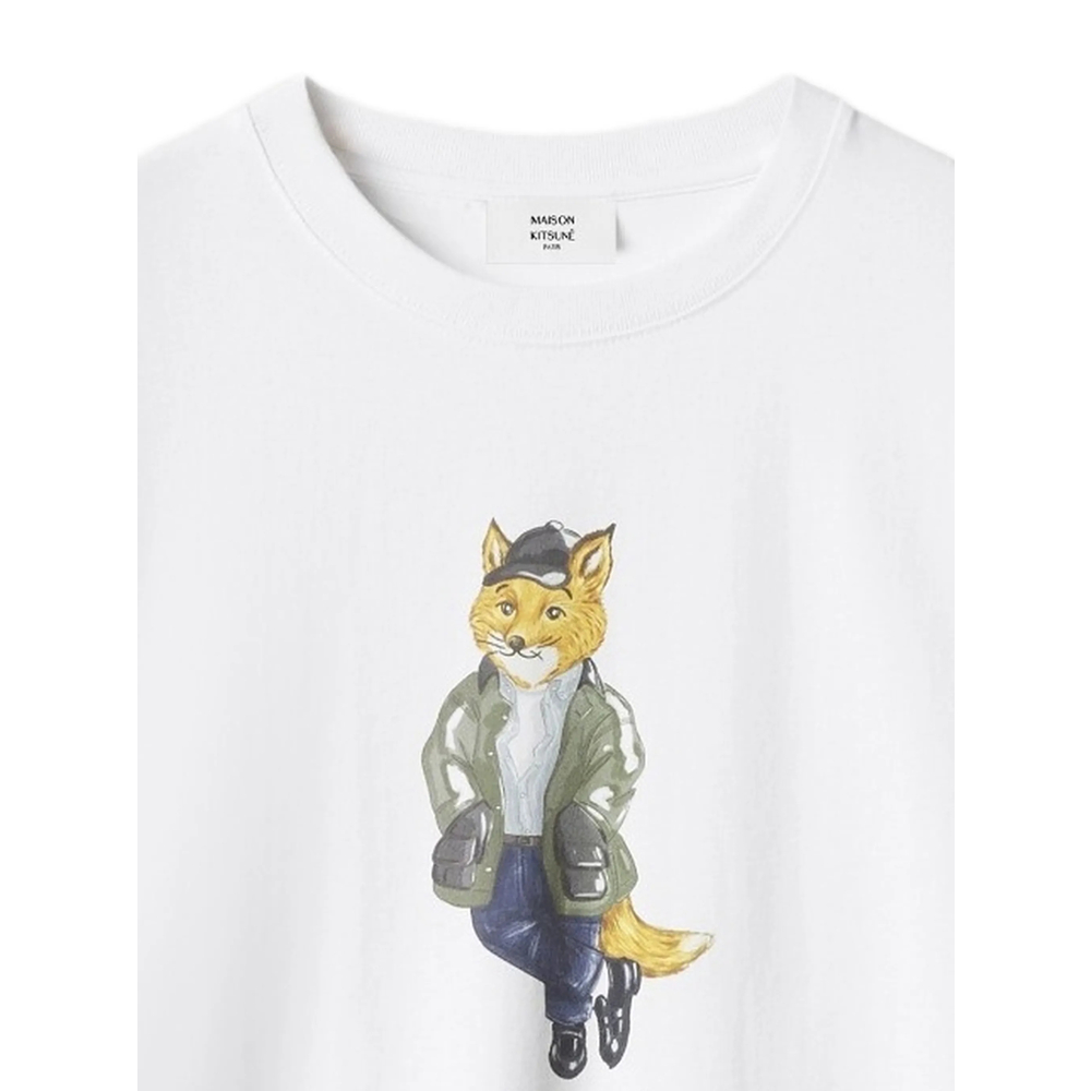 Maison Kitsuné Fox-Print T-Shirt