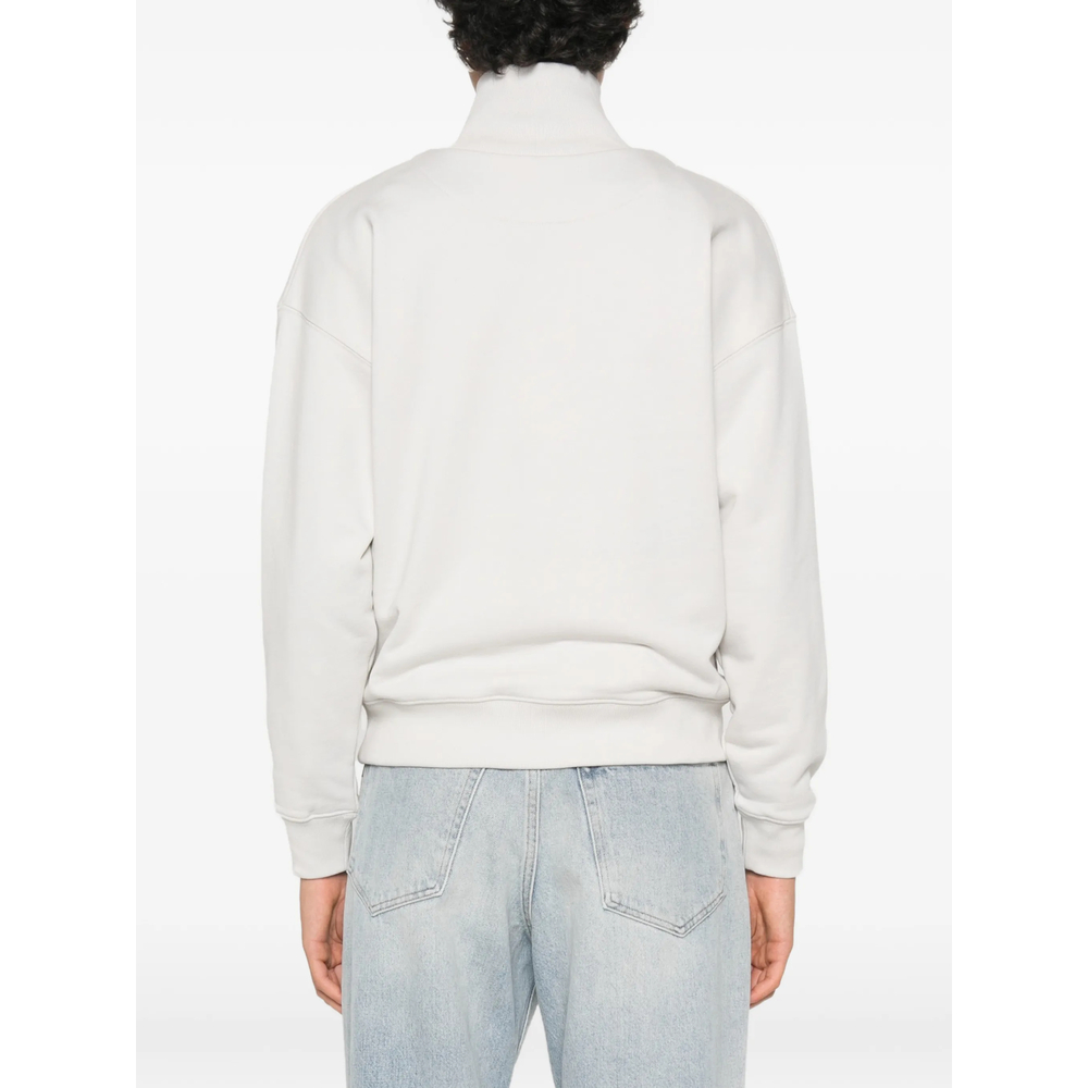 Maison Kitsuné Quarter-Zip Fox-Patch Sweatshirt
