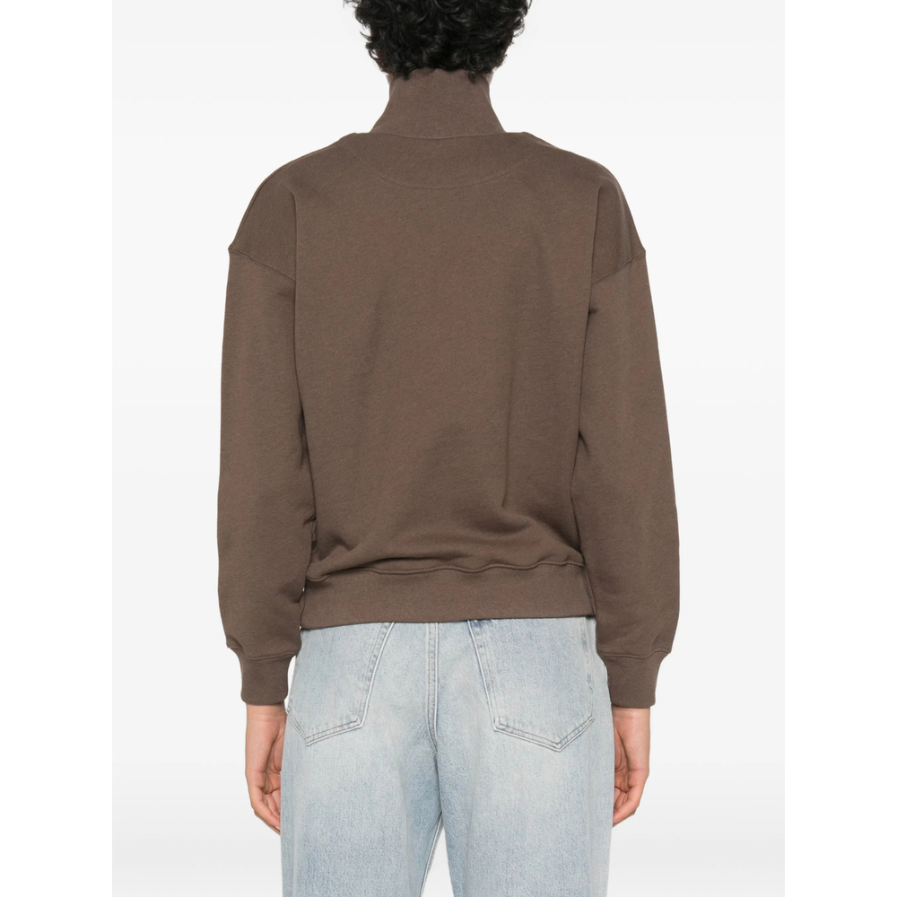 Maison Kitsuné Logo-Patch Quarter-Zip Sweater