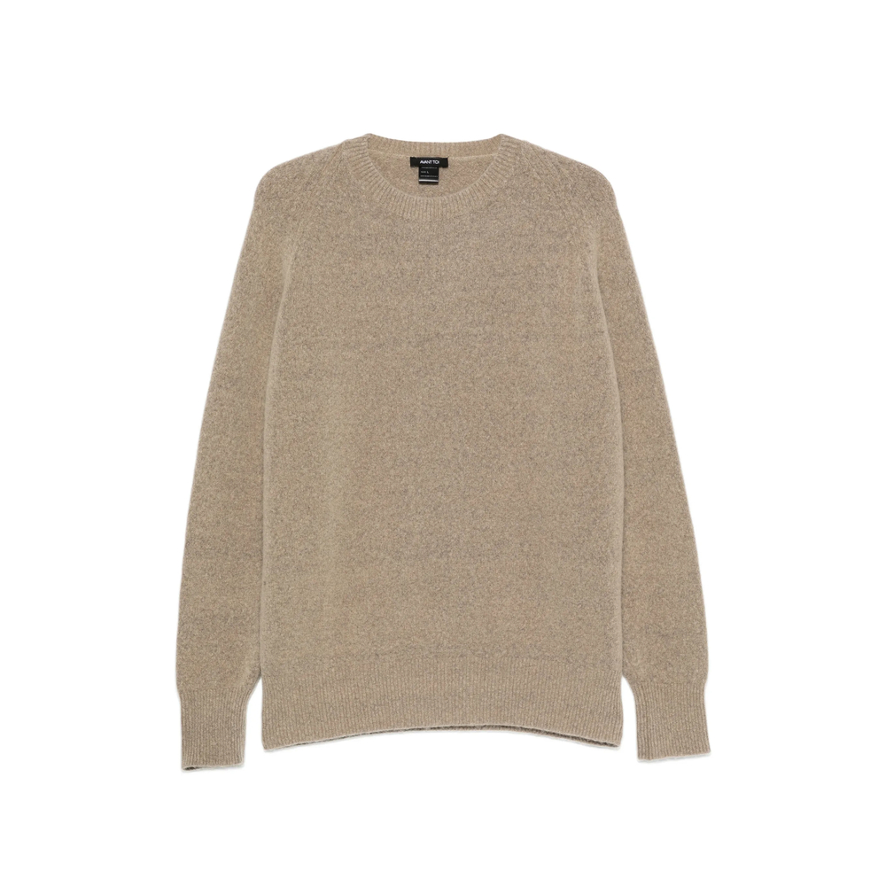 Avant Toi Raglan-sleeve Crew-neck Sweater