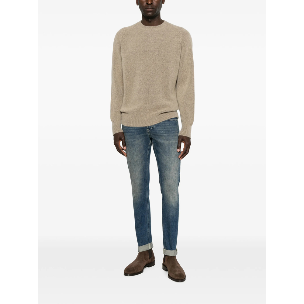 Raglan-Sleeve Crew-Neck Sweater