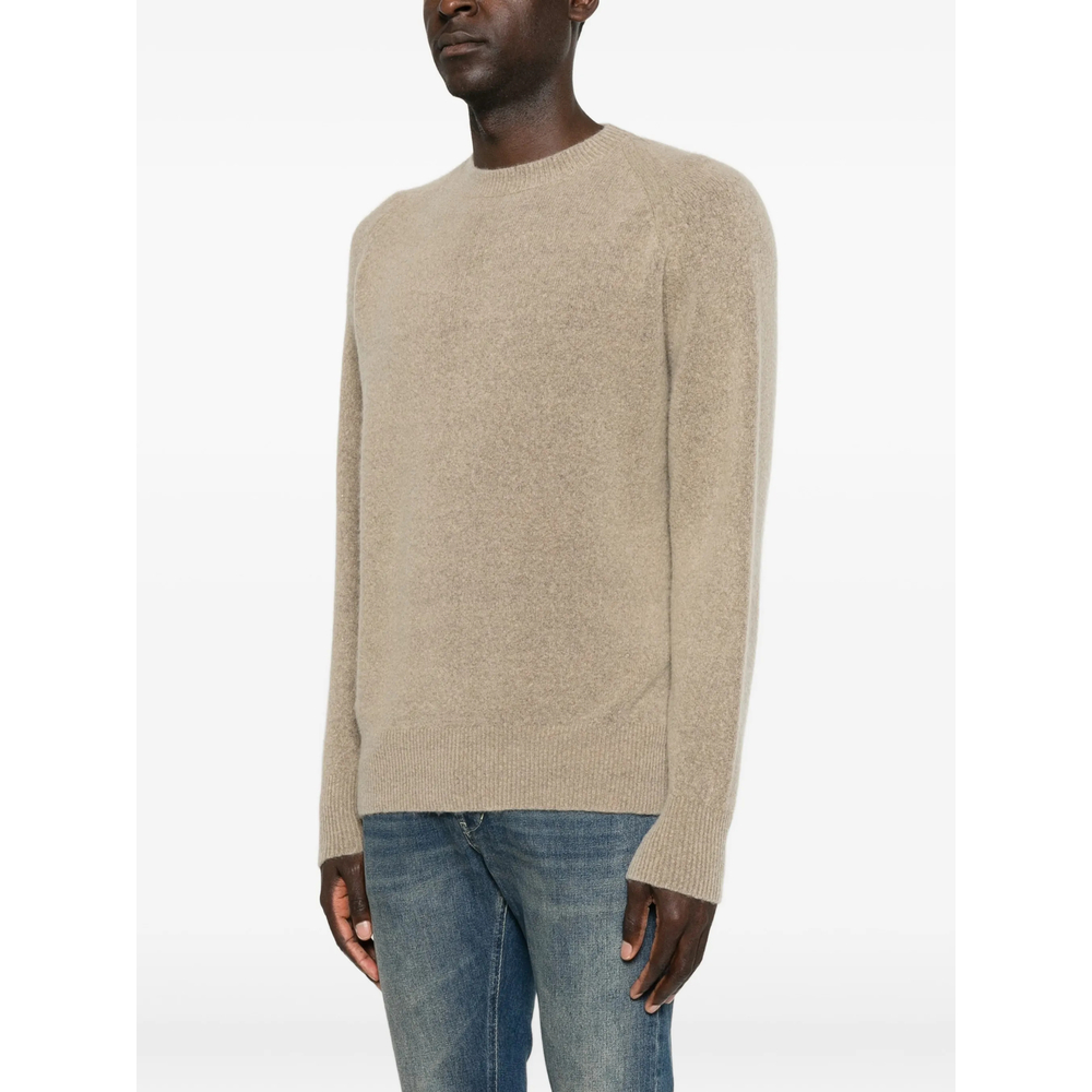 Raglan-Sleeve Crew-Neck Sweater
