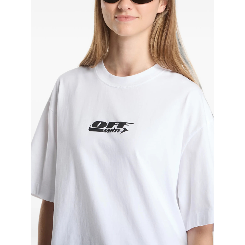 Off-White Graphic-Print Short-Sleeve T-Shirt