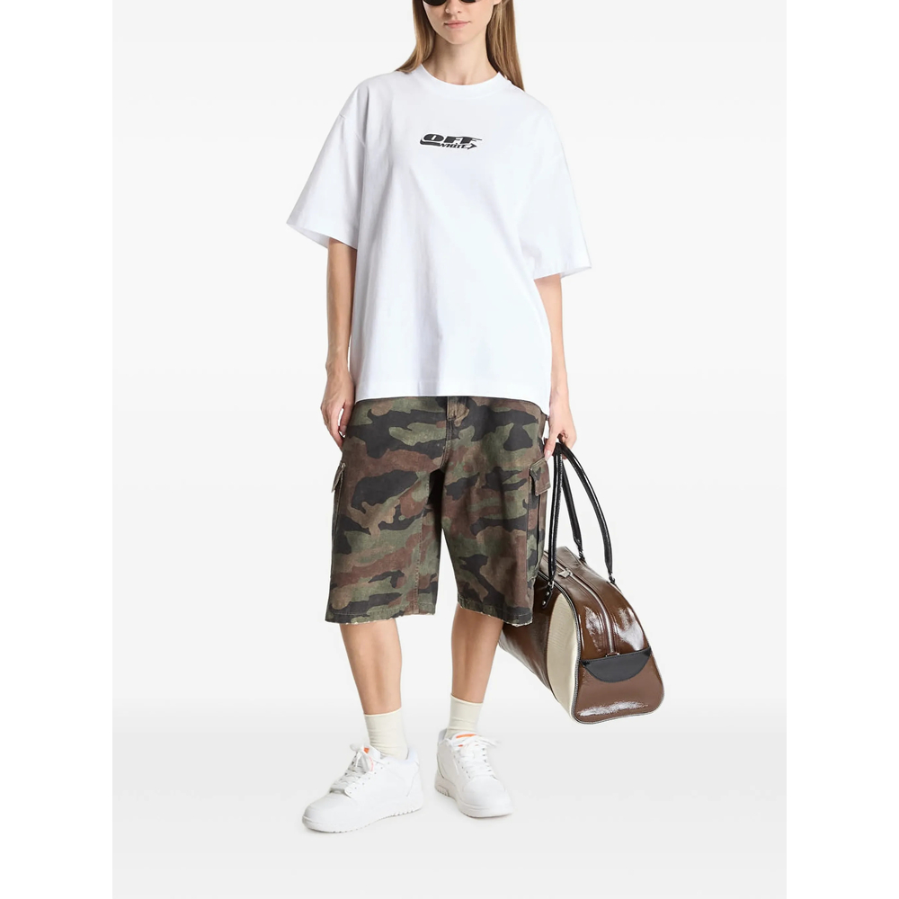 Off-White Graphic-Print Short-Sleeve T-Shirt