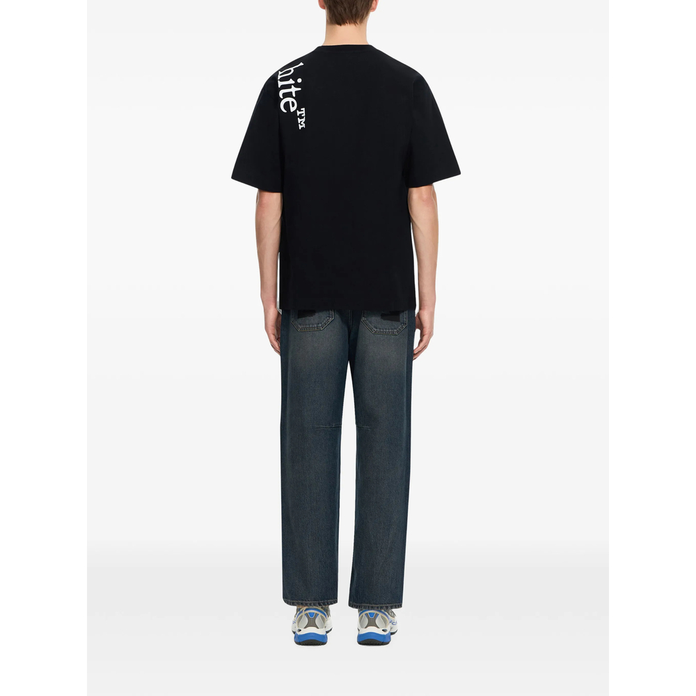 Off-White Vertical Bookish Skate Short-Sleeve T-Shirt