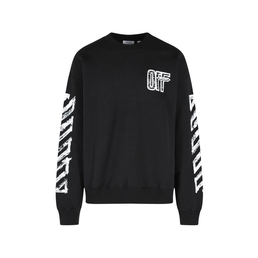 Off-white Motion Arrow Skate Crewneck Sweatshirt