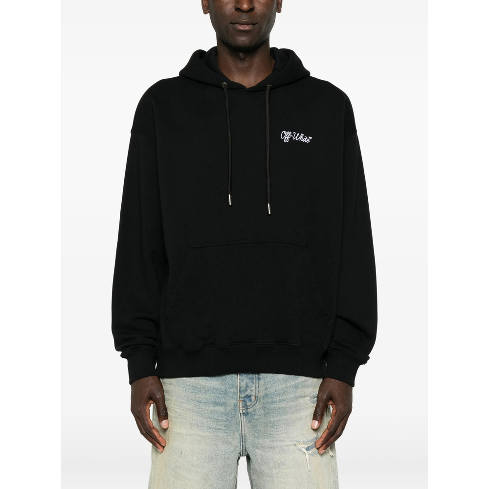 Off-White Logo-Embroidered Hoodie