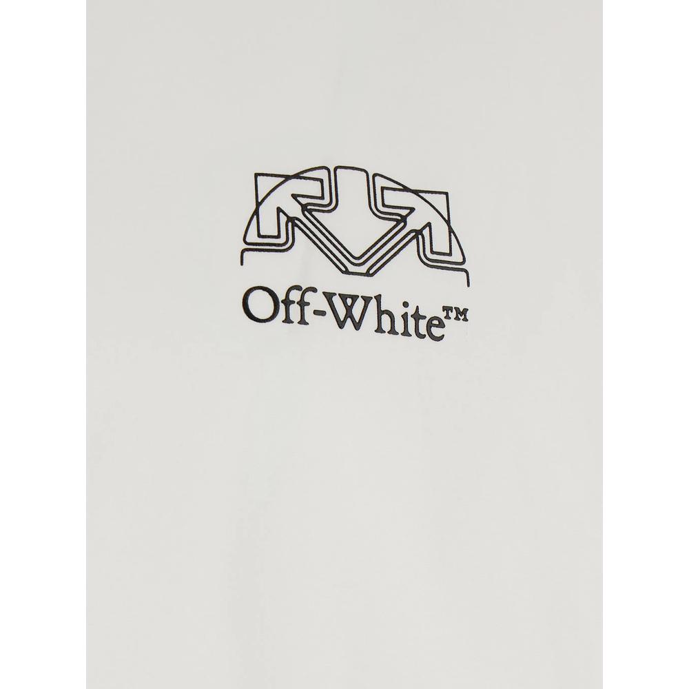 Off-White Off Line Half-Arrow Poplin Slim Bowling Shirt