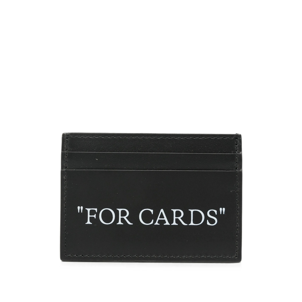 Off-white Quote Leather Cardholder