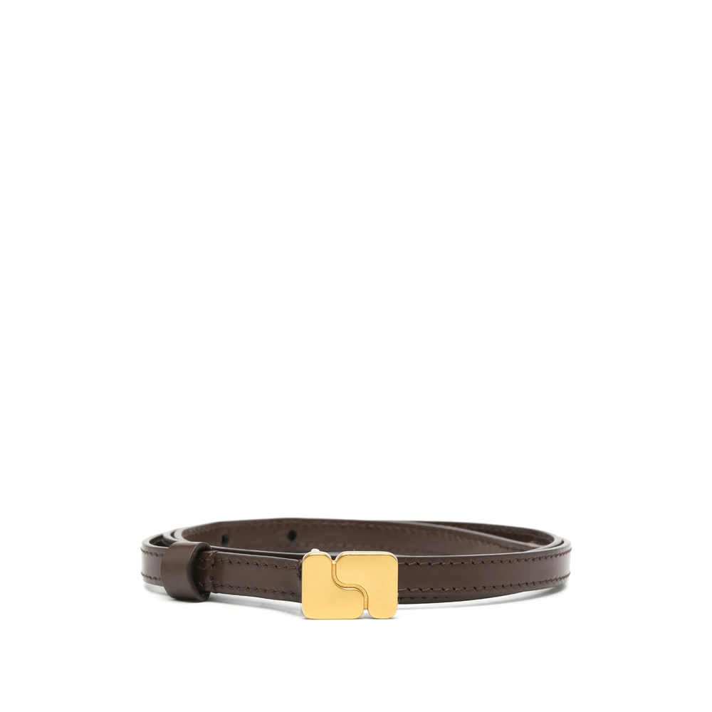 Soeur Logo-buckle Leather Belt