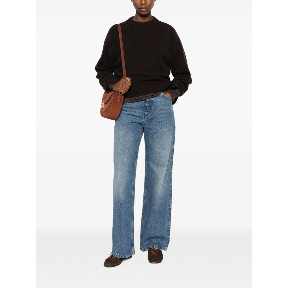 Ribbed-Knit Raglan-Sleeve Sweater