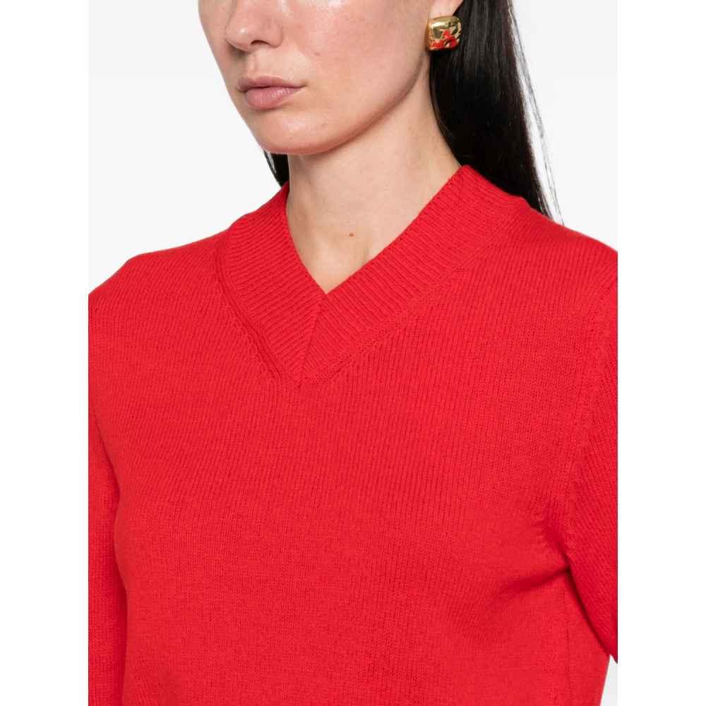 Jonas Ribbed-Knit V-Neck Sweater