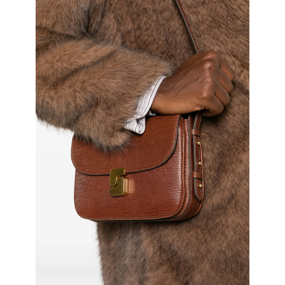 Bellissima Lizard-Effect Shoulder Bag