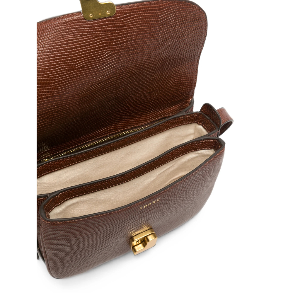 Bellissima Lizard-Effect Shoulder Bag