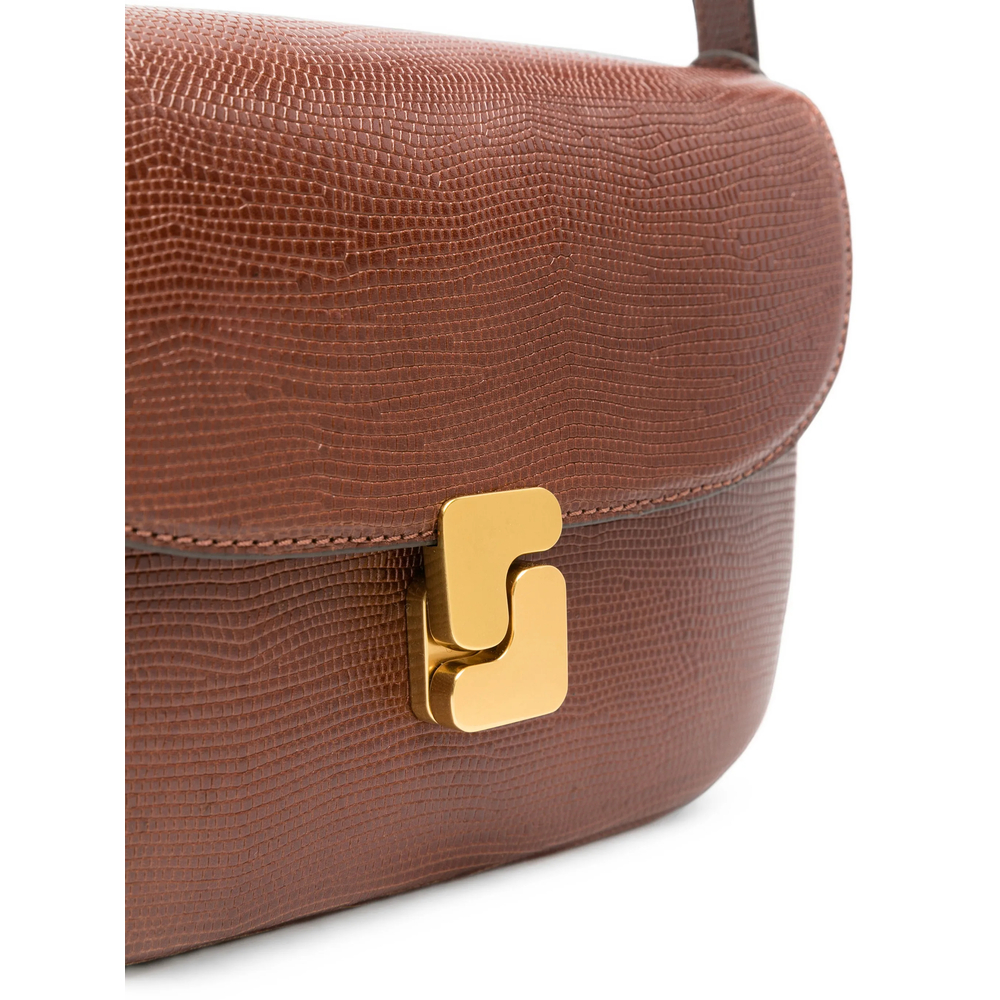Bellissima Lizard-Effect Shoulder Bag