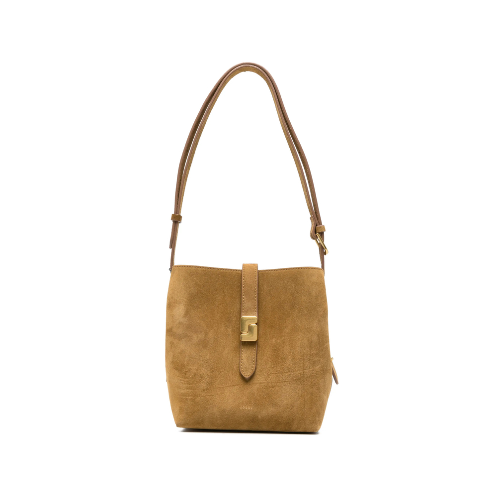 Soeur Small Bello Suede Shoulder Bag